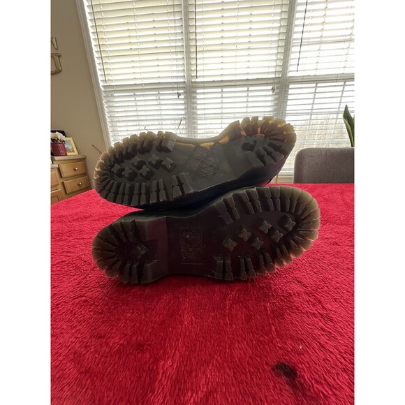 Dr. Martens Sinclair Combat Boots Womens Size 5 Black Platform Jungle Zip Quad - Picture 9 of 11